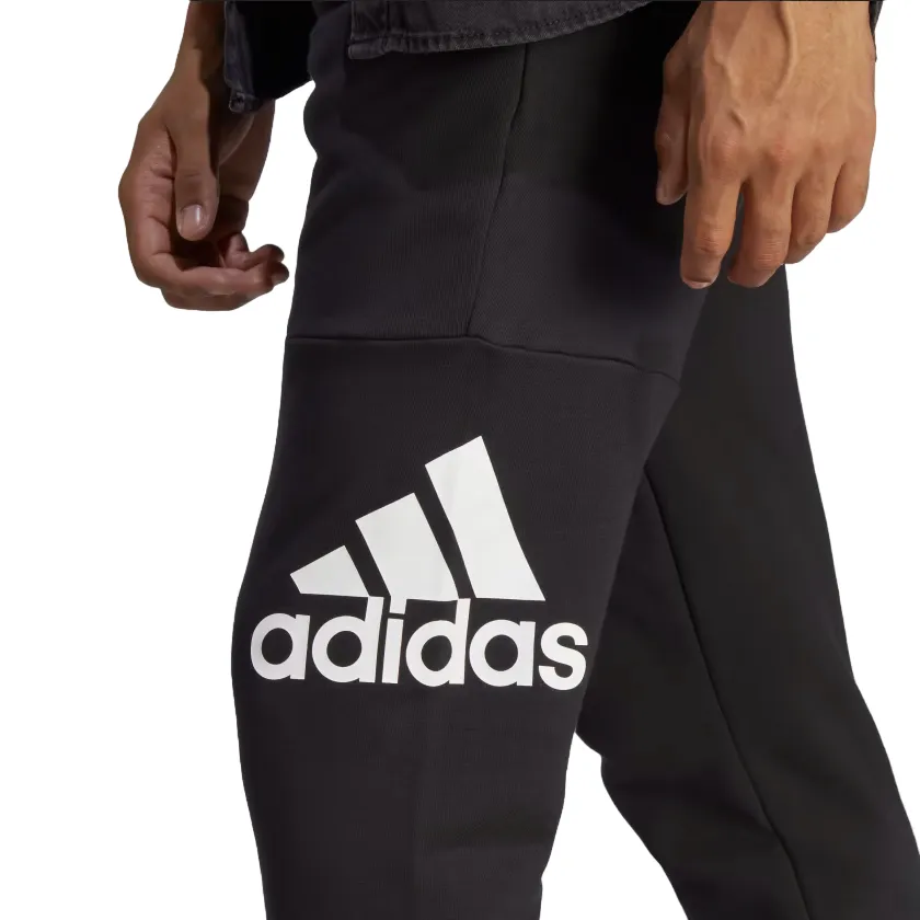 Adidas Sports trousers in brushed cotton with ankle cuff HA4342 black