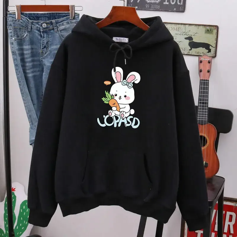 Aesthetic Kawaii Bunny Hoodie