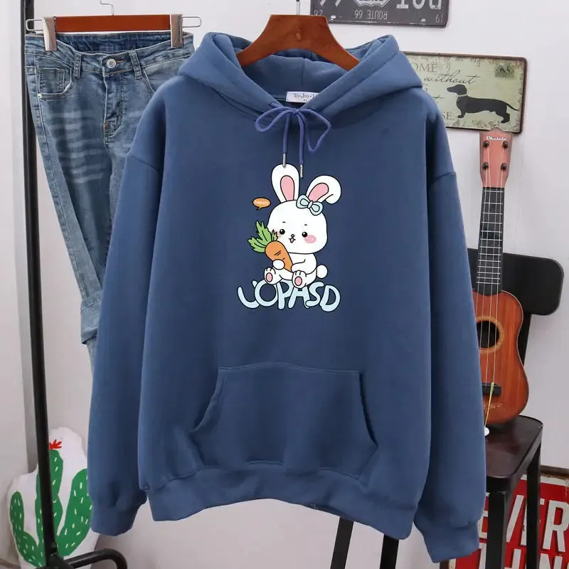 Aesthetic Kawaii Bunny Hoodie