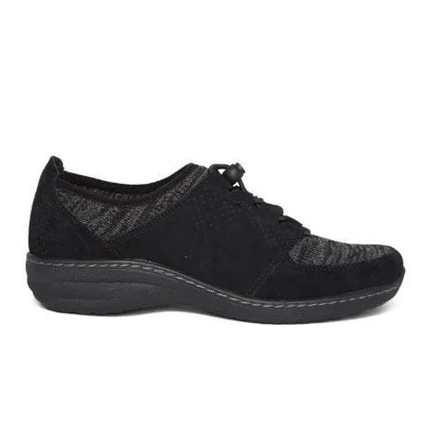 Aetrex Casey Lace Up (Women) - Black