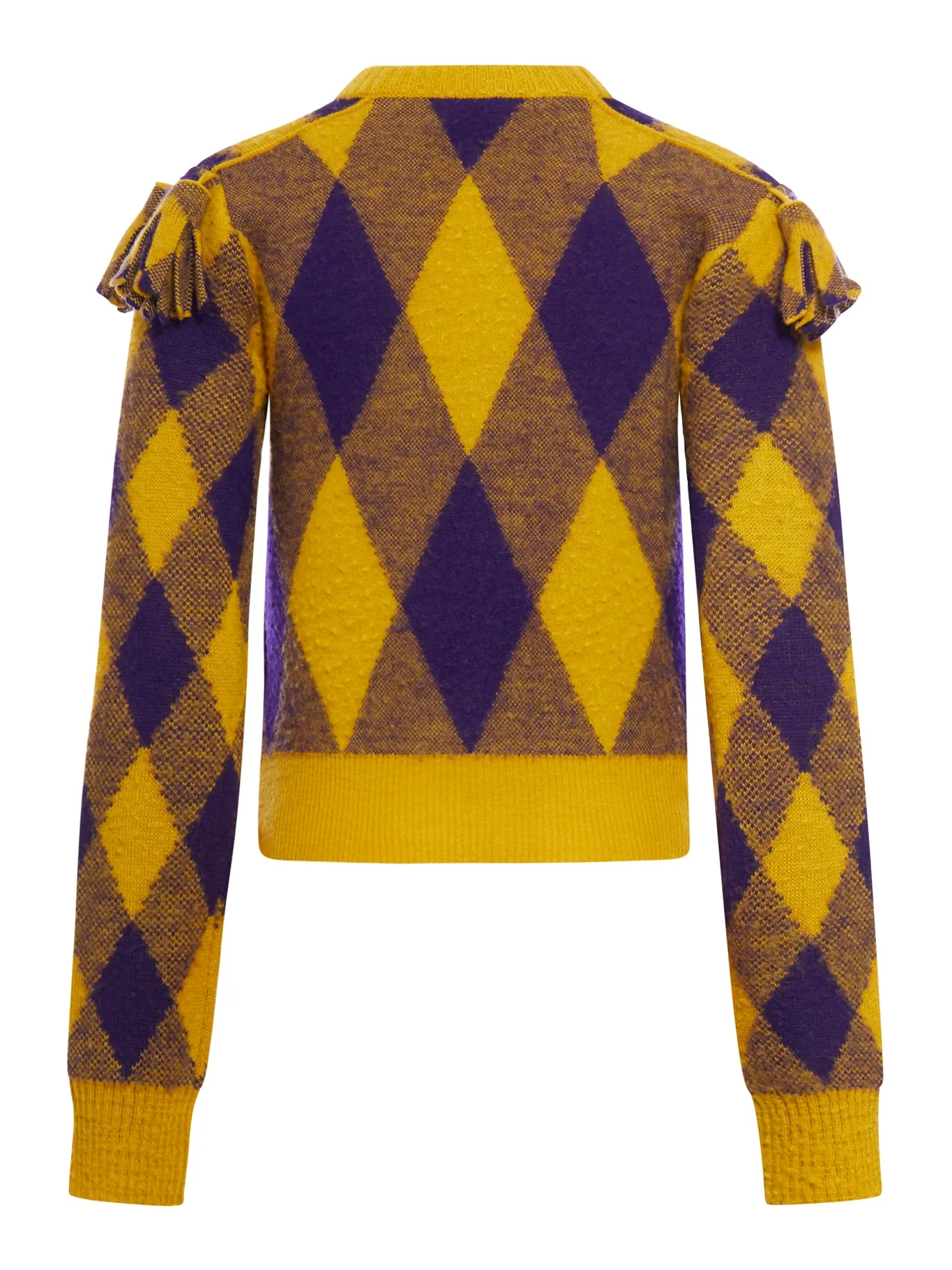 Argyle wool sweater