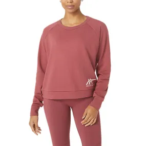 Asics Tiger Sweatshirt Women Red Rose   