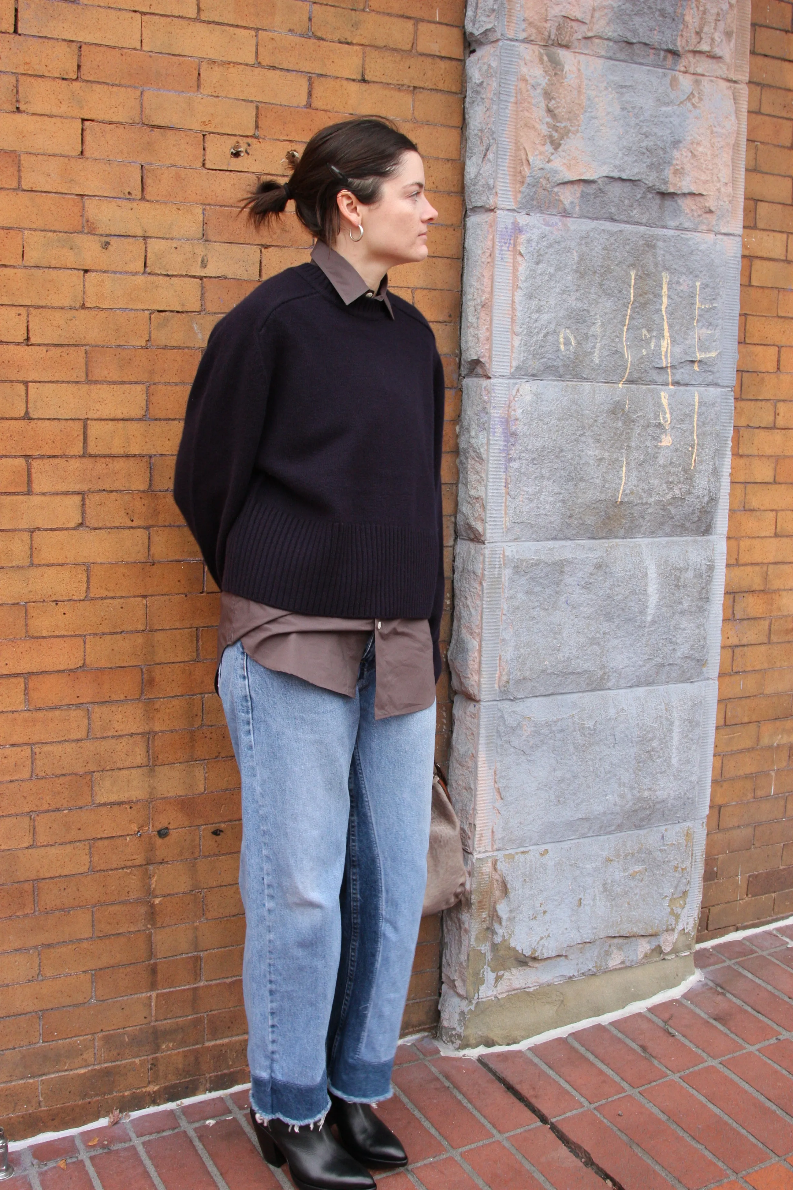 B Sides Vintage Culotte Reworked Jeans