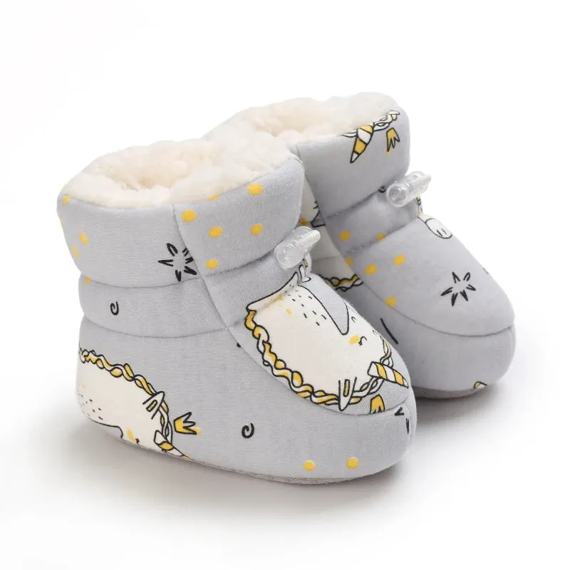 Baby Girls Winter Warm Animal Baby Boots