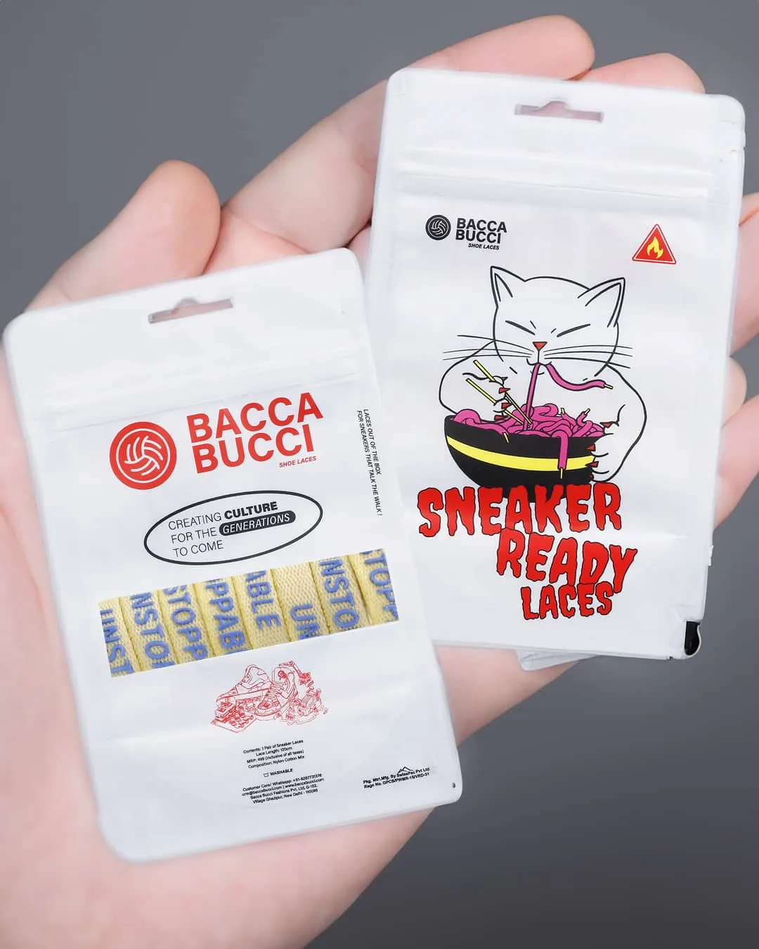 Bacca Bucci "Unstoppable" Sneaker Laces