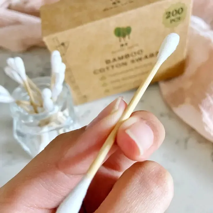 Bamboo Cotton Swabs