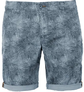 Blue Printed Bermuda Shorts by Indicode Jeans - Inrowman Collection