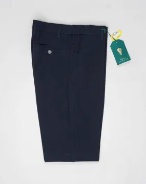 Berwich Morello Elax Seersucker Trousers / Navy