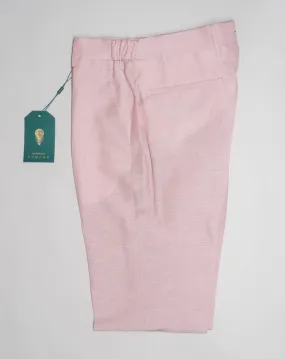 Berwich Morello Elax Wool & Linen Trousers / Rose