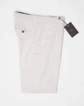 Berwich Sauma 20th Anniversary Herringbone Cotton Trousers / Latte