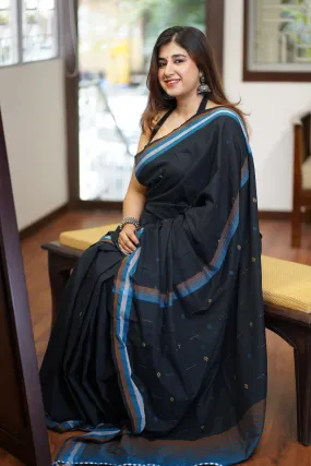 Bhujodi Handwoven Cotton Saree