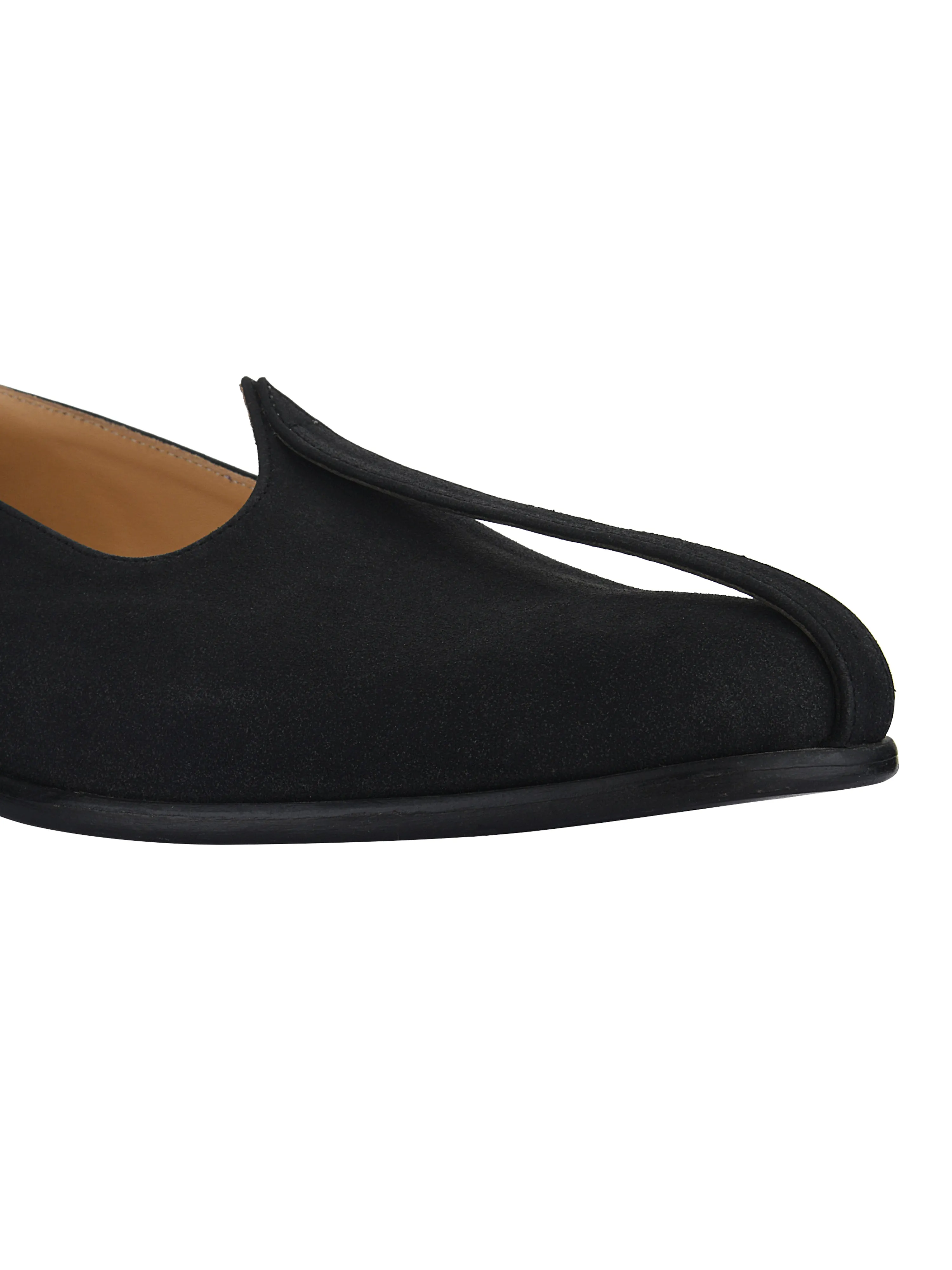 Black Suede Mojri For Men