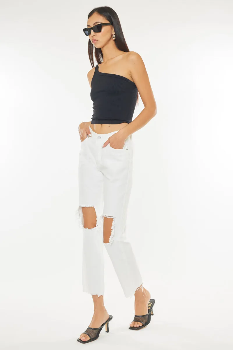 Blakely High Rise Straight Leg Jeans