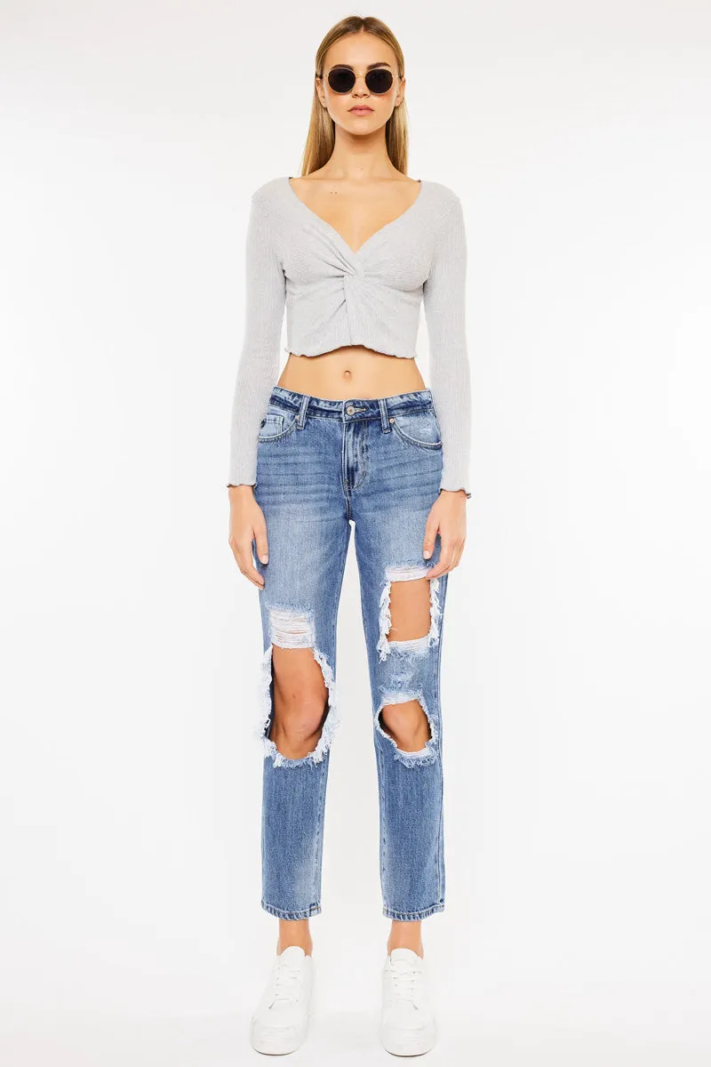 Bonnie High Rise Boyfriend Jeans