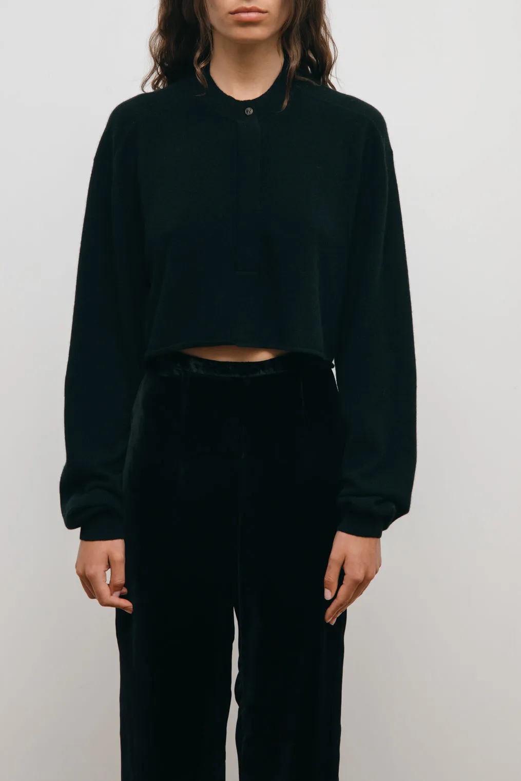 BULGAN cashmere cropped sweater