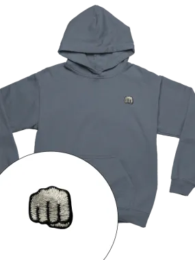 Bump Fist - Hoodie - Mineral Grey