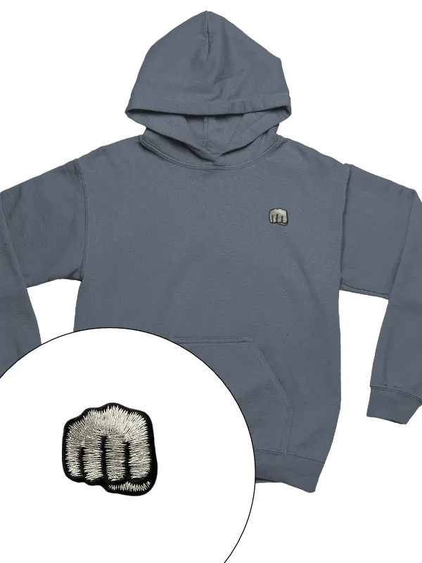 Bump Fist - Hoodie - Mineral Grey