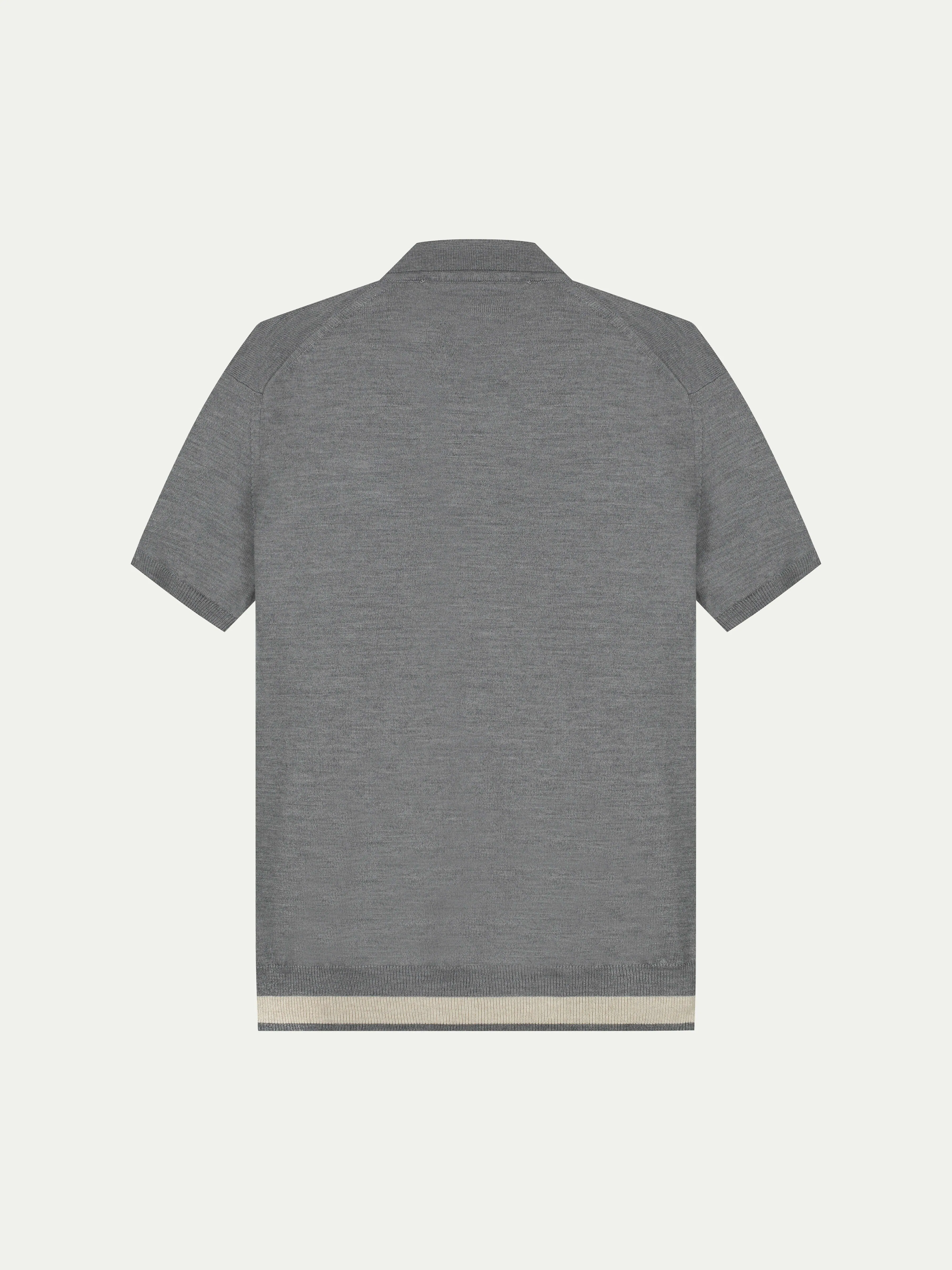 Buttonless AUR1 Polo Dark Grey