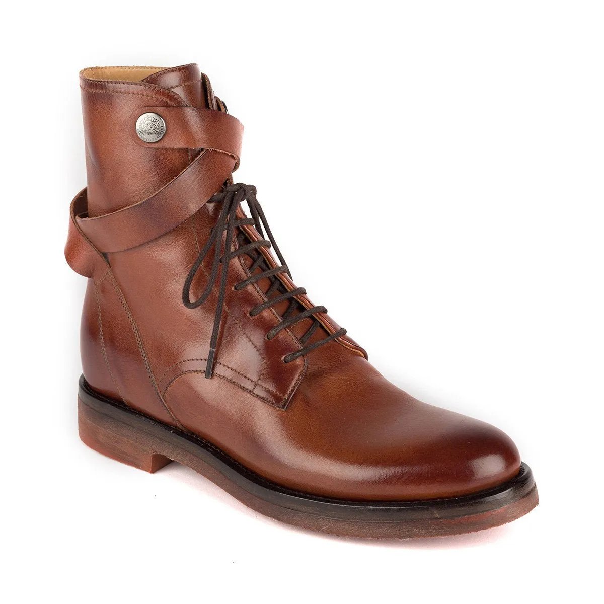 CAMIL 70021<br>Brown lace-up boots