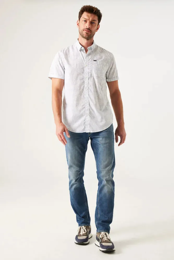 Camisa Estampada Garcia Jeans White