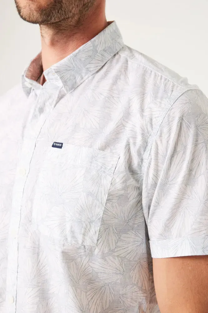 Camisa Estampada Garcia Jeans White