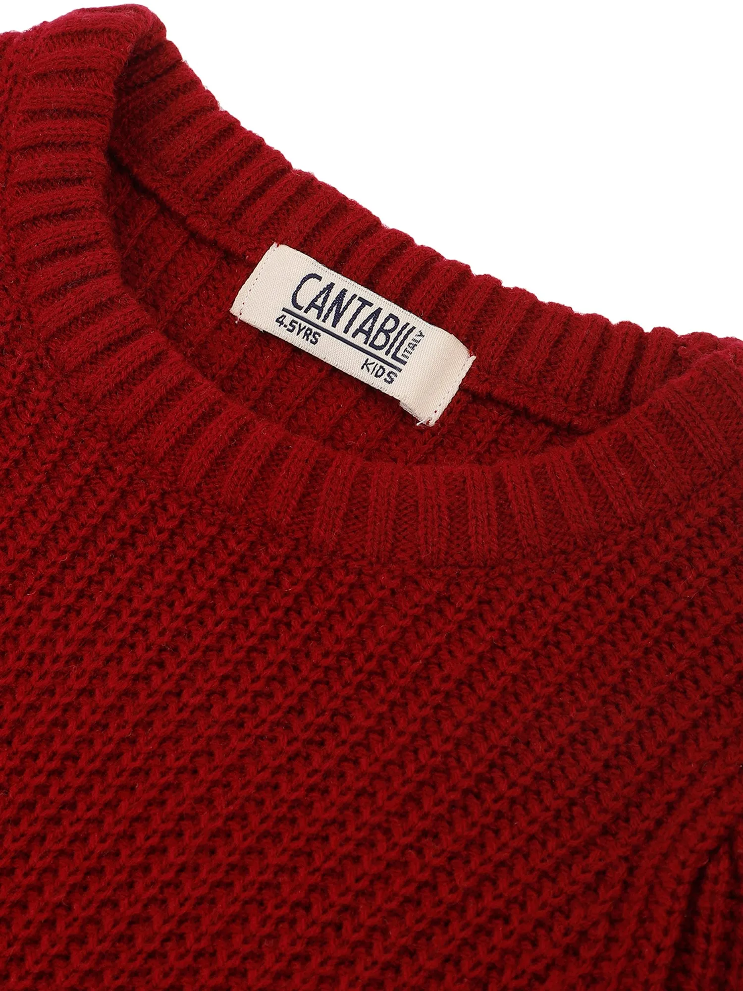 Cantabil Boys Maroon Sweater