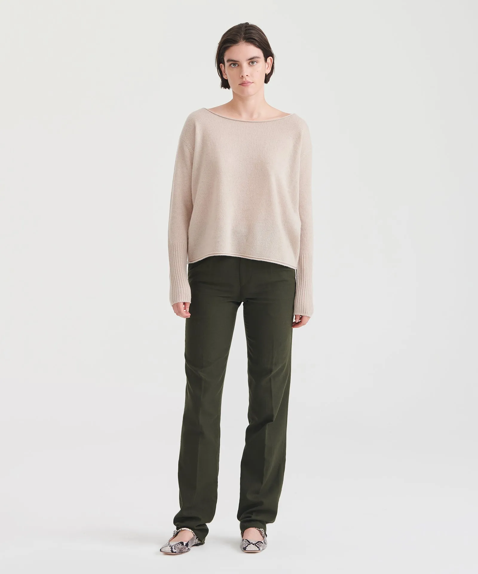 Cashmere Boatneck Sweater