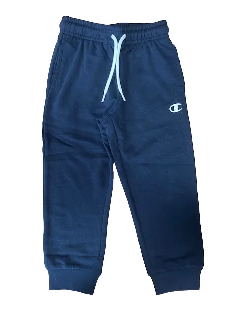 Champion Legacy Basics Powerblend children's tracksuit trousers with cuff 306456 BS501 NNY navy blue