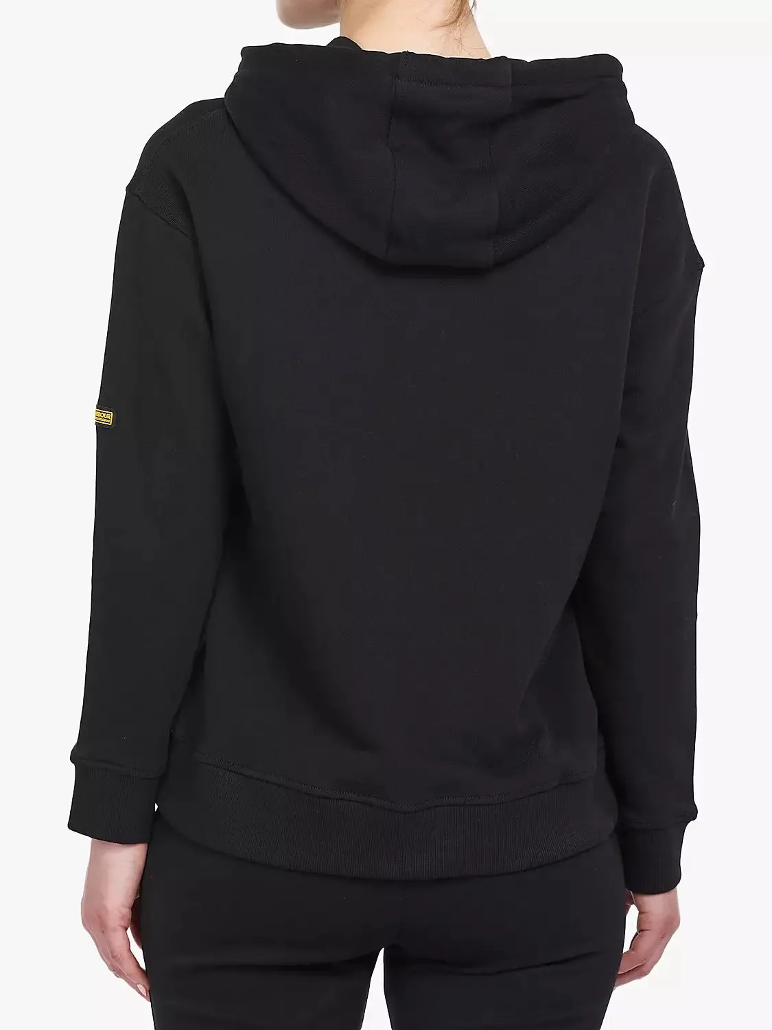 Chequer Hoodie - Black