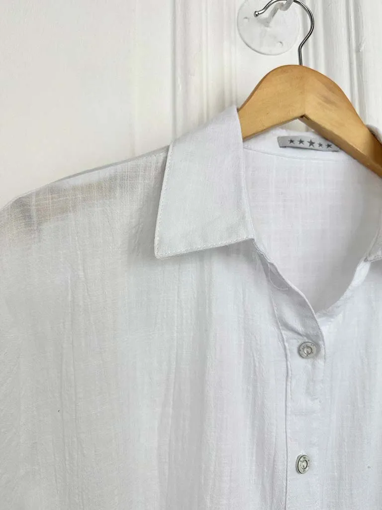 Classic Cotton Shirt - White