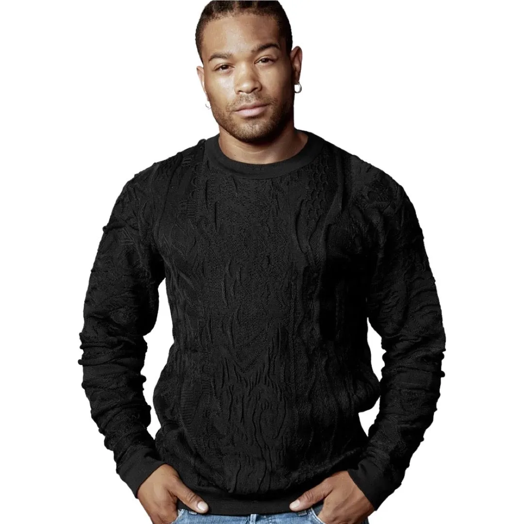 Certainly! Heres an optimized title for the product:

Coogi Mens Blackout Limited Edition Sweater - Vibrant Textured Knitwear