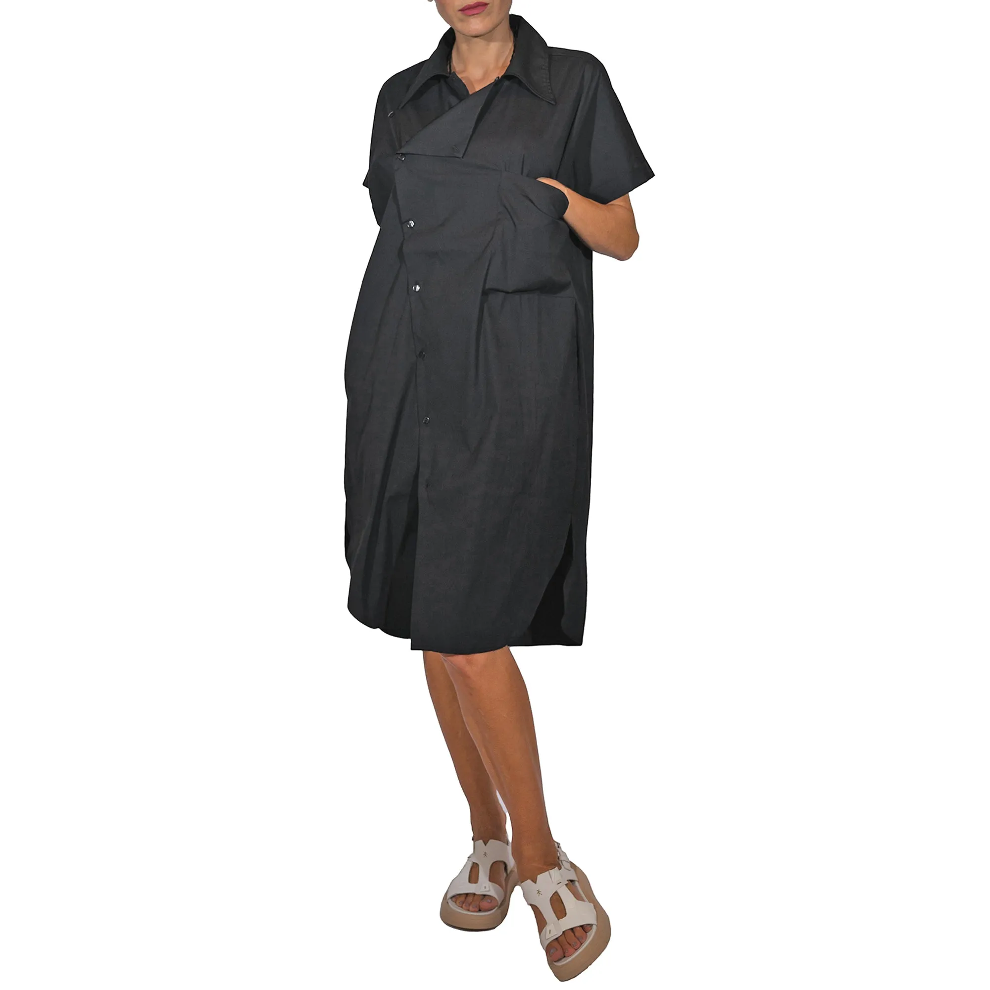 Cotton Dress Black