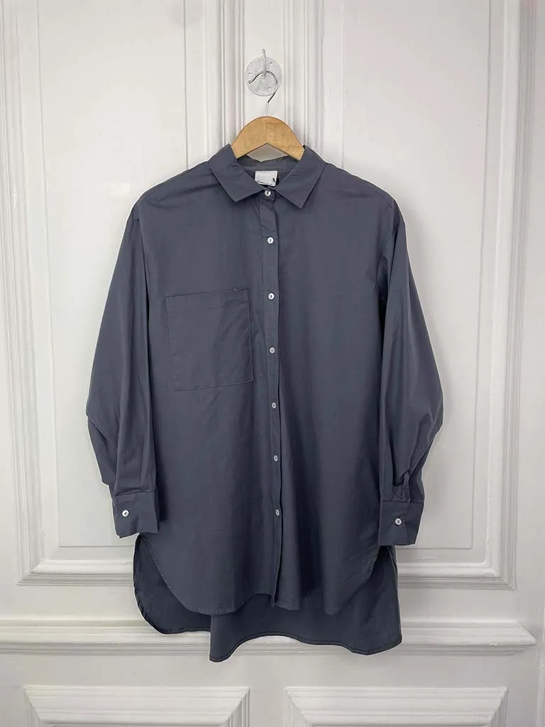 Cotton Pocket Shirt - Slate