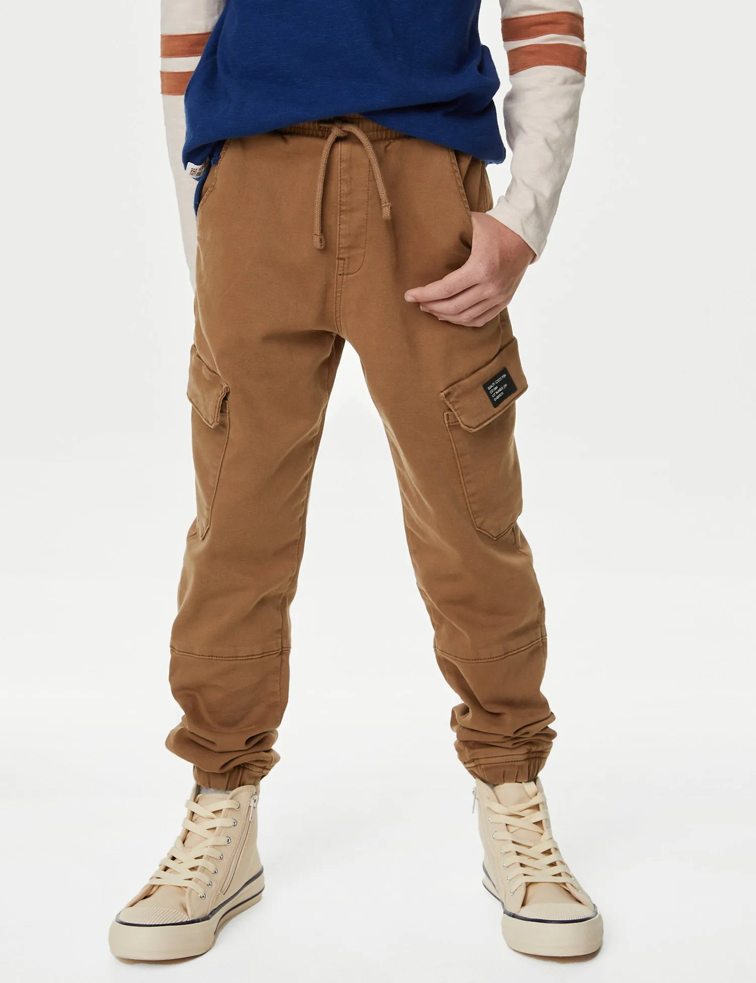 Cotton Rich Cargo Trousers