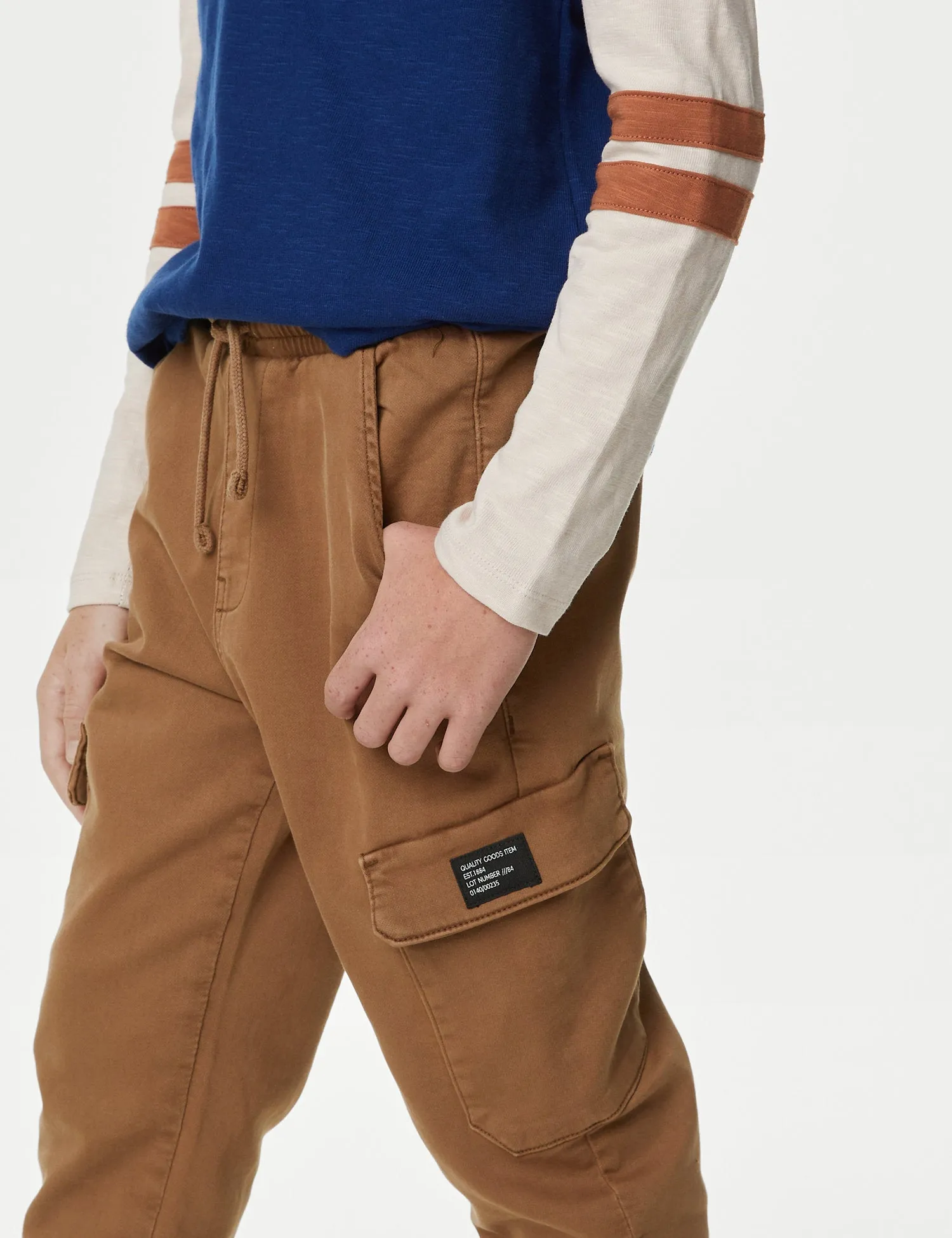 Cotton Rich Cargo Trousers