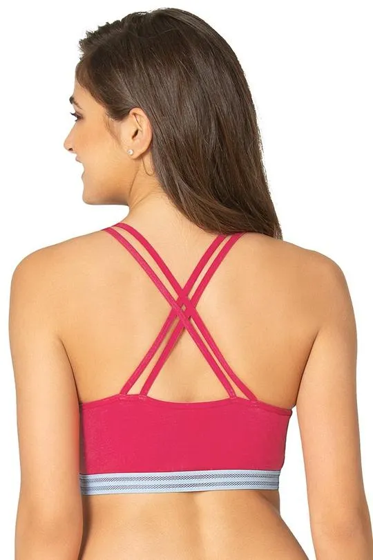 Crisscross Back Cotton Bralette