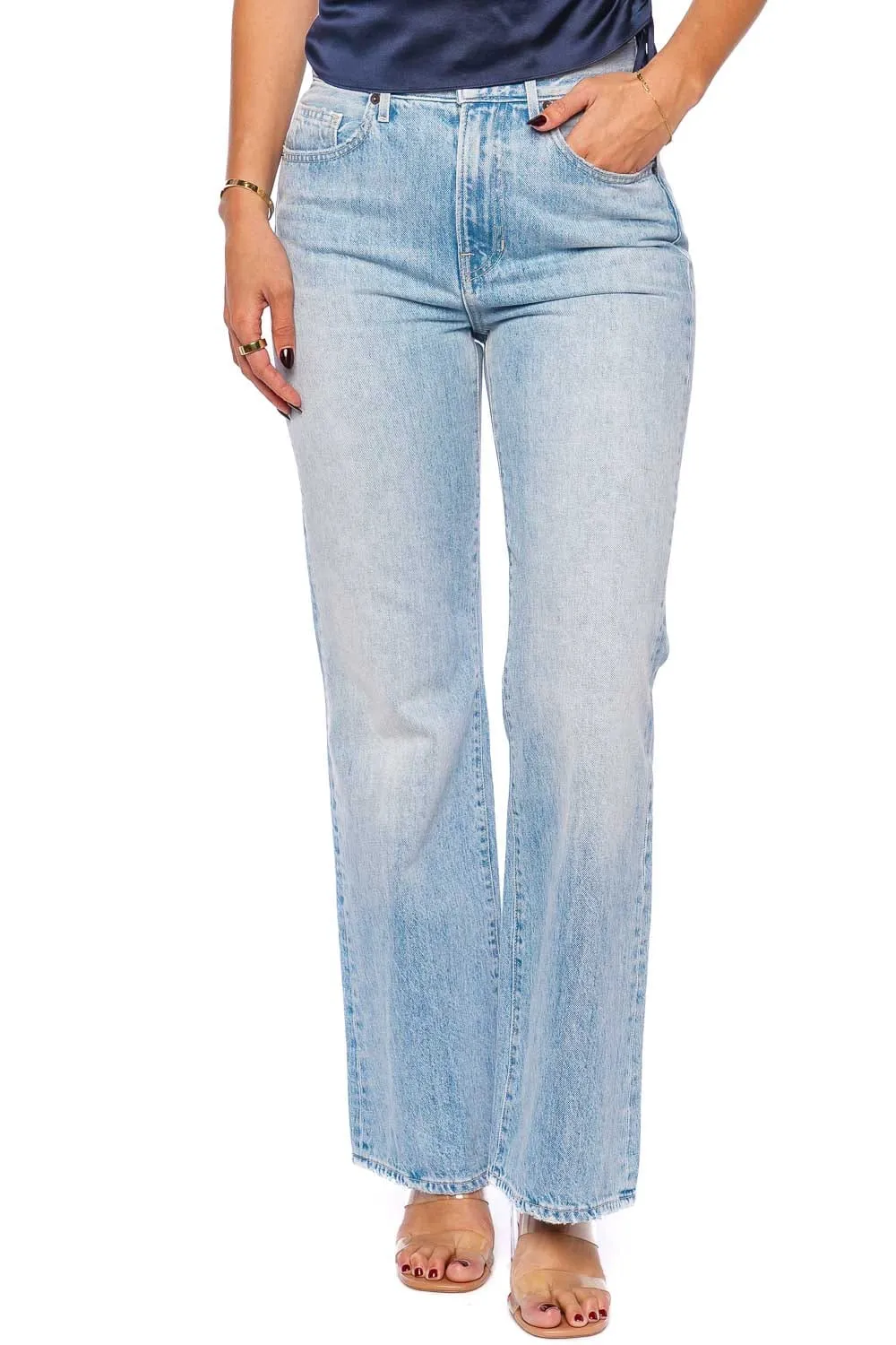 Crosbie Silverwood Moon Wide Leg Jeans