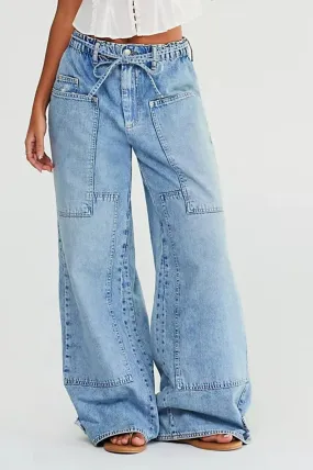 CRVY Outlaw Wide Leg Jeans