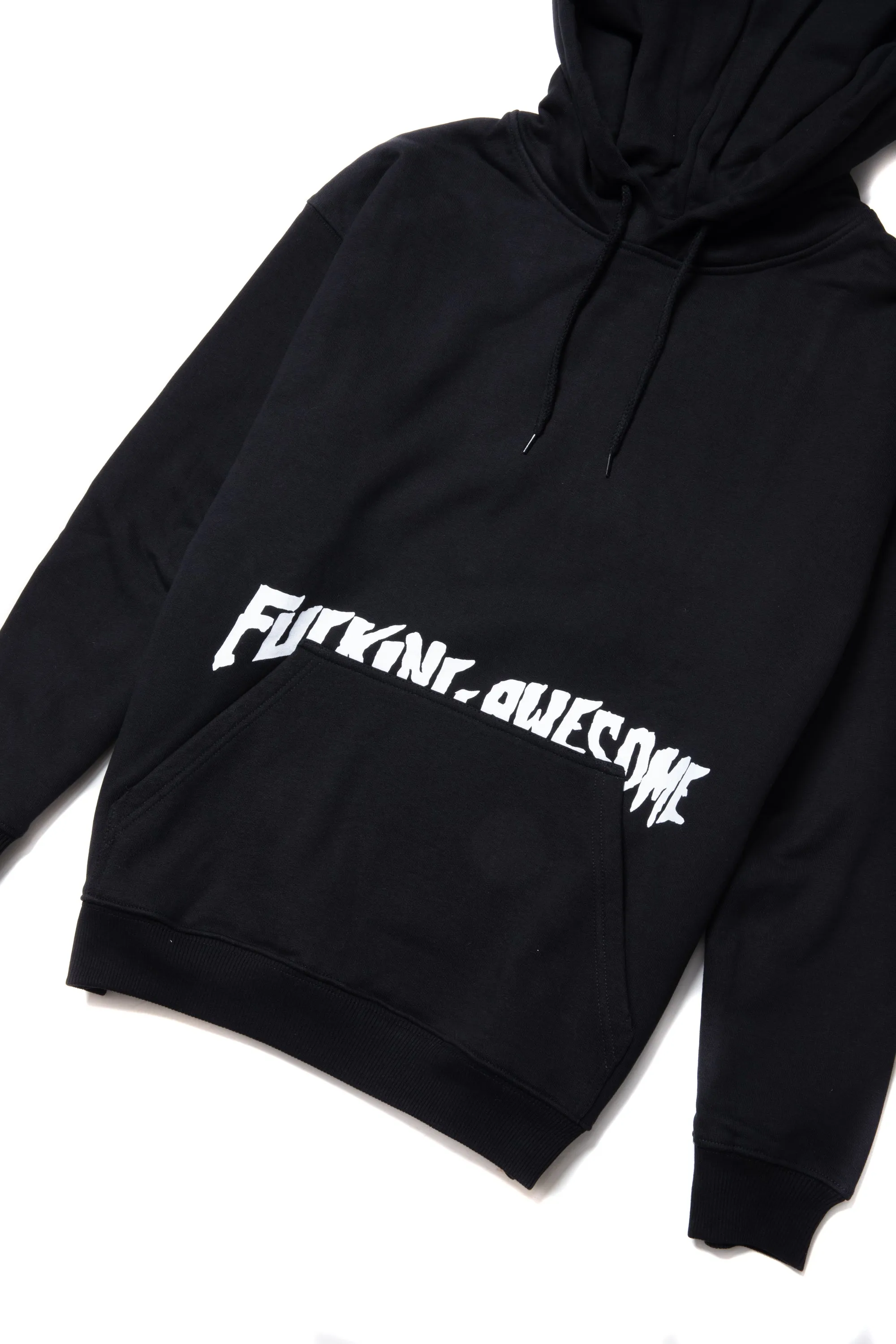 CUT OFF HOODIE BLACK