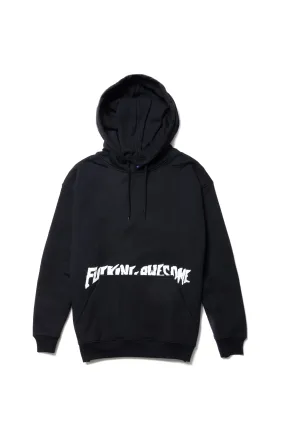 CUT OFF HOODIE BLACK