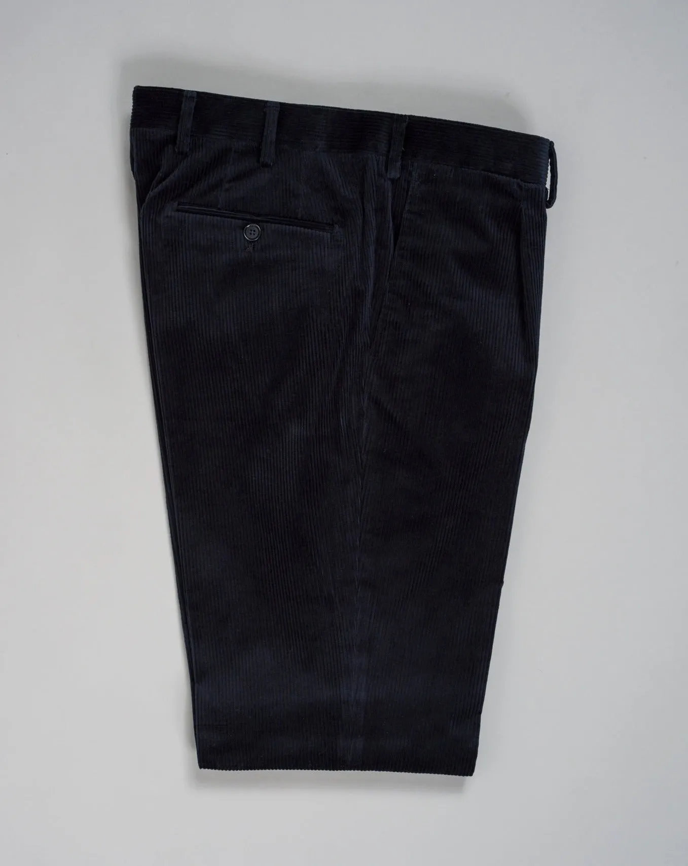 De Petrillo Corduroy Trousers / Midnight Blue