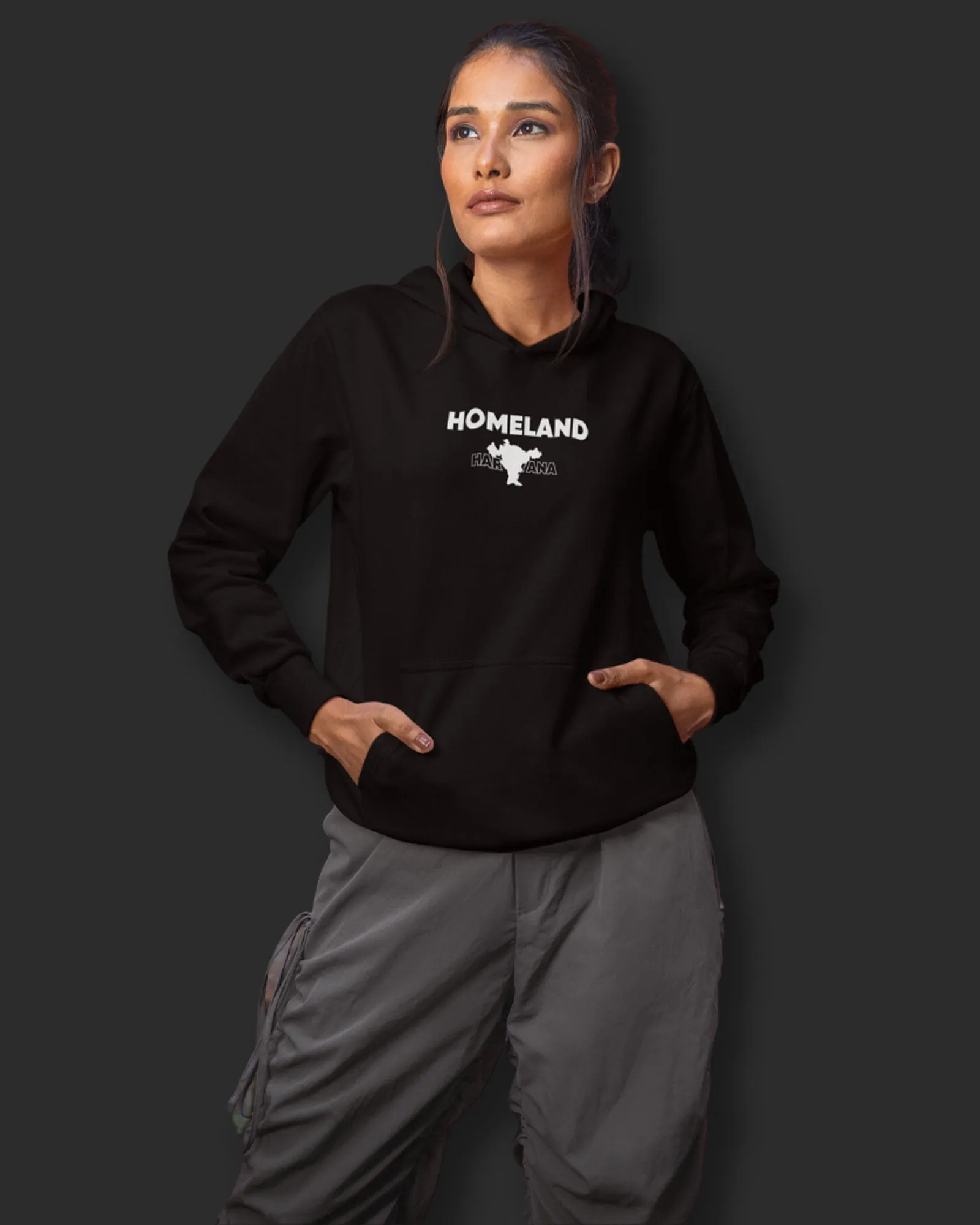 Dhanwaad Hoodie: Black