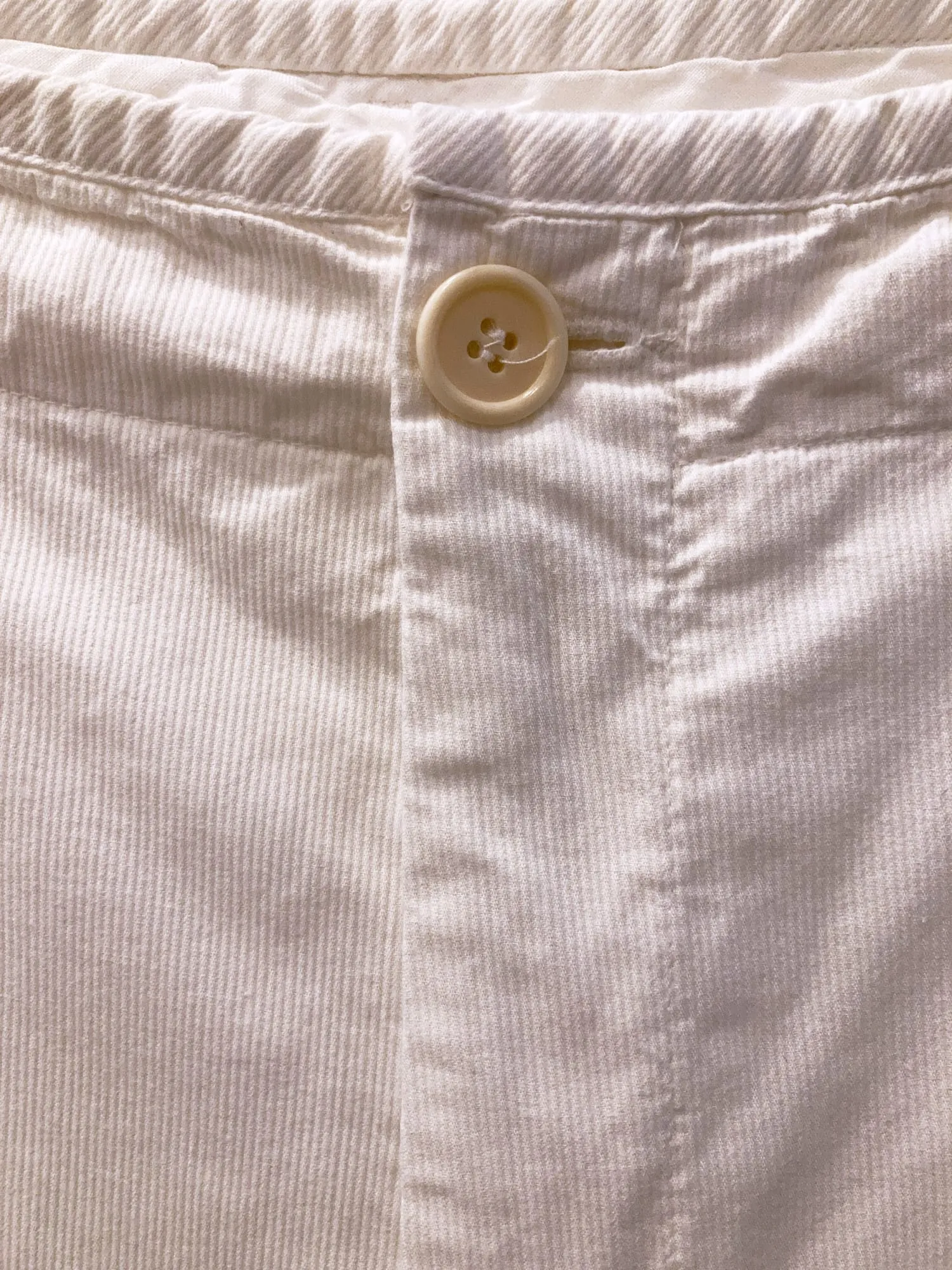 Dirk Bikkembergs Hommes spring 1997 white corduroy wide leg trousers - size 48