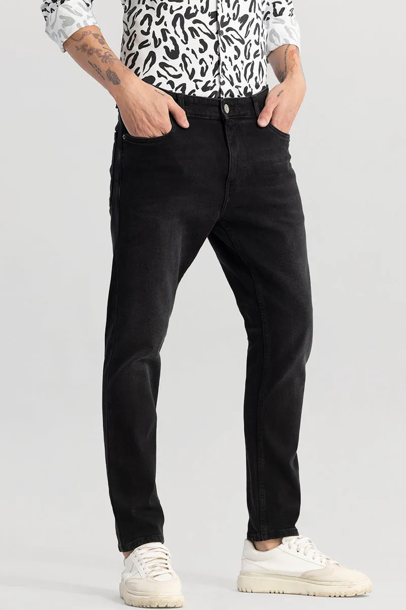 Drogue Black Slim Fit Jeans