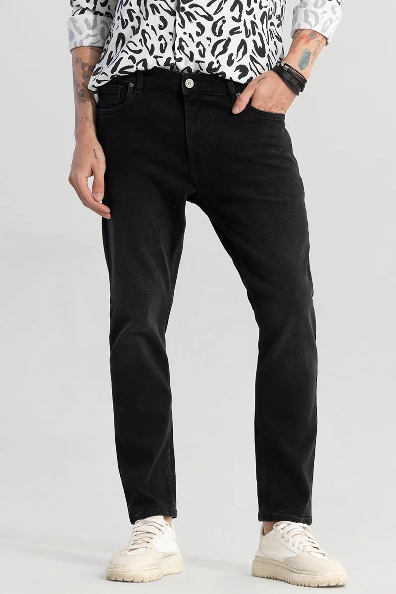 Drogue Black Slim Fit Jeans