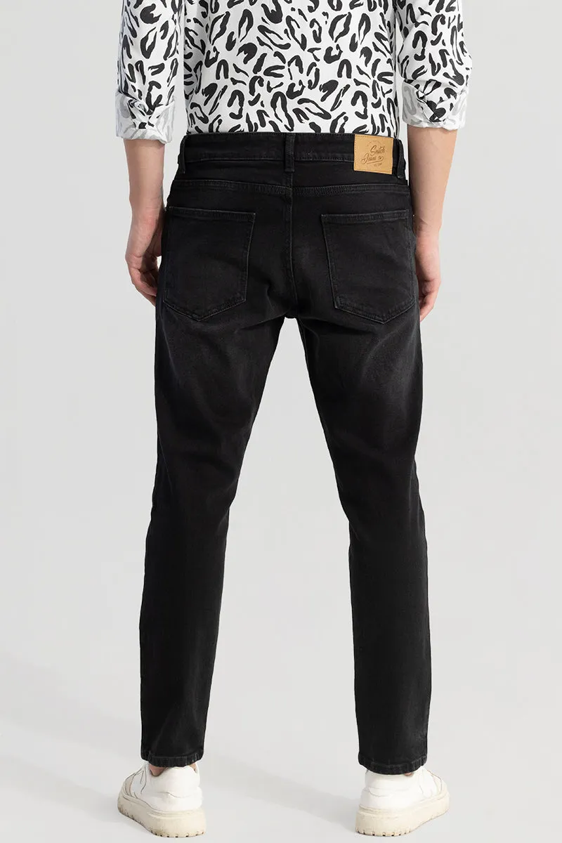 Drogue Black Slim Fit Jeans