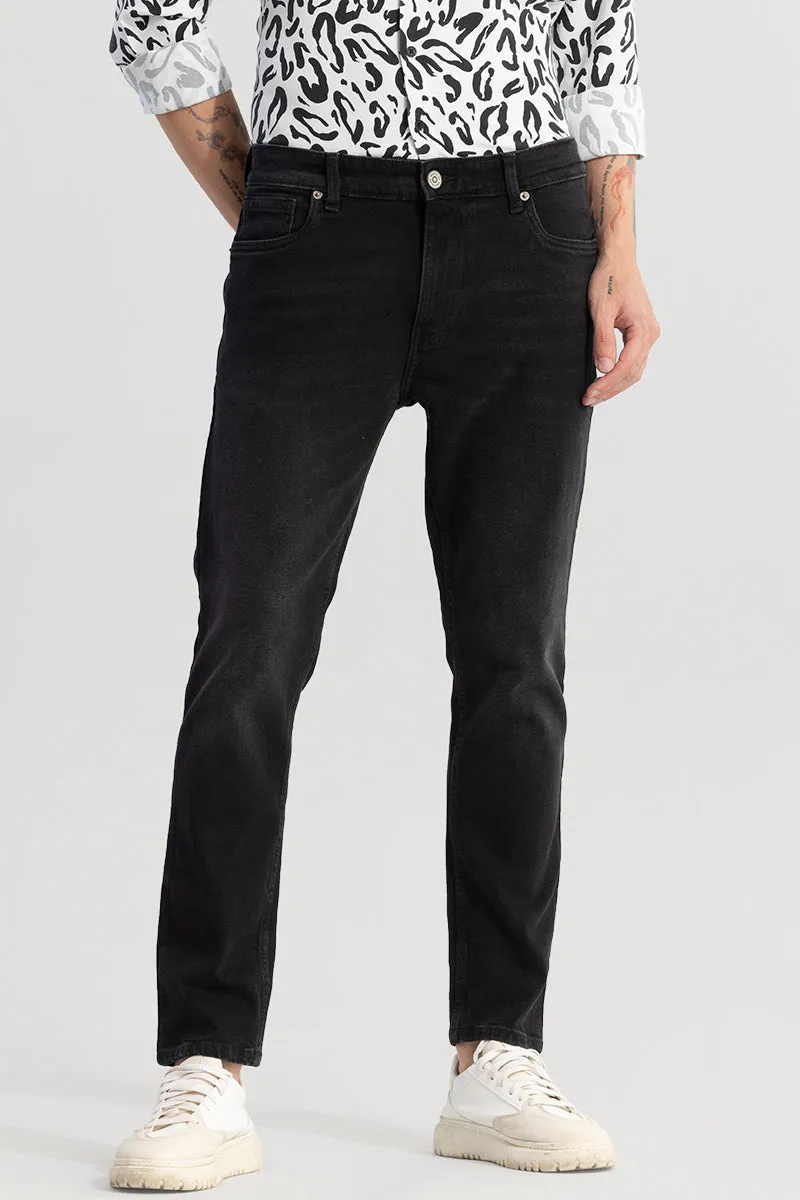 Drogue Black Slim Fit Jeans