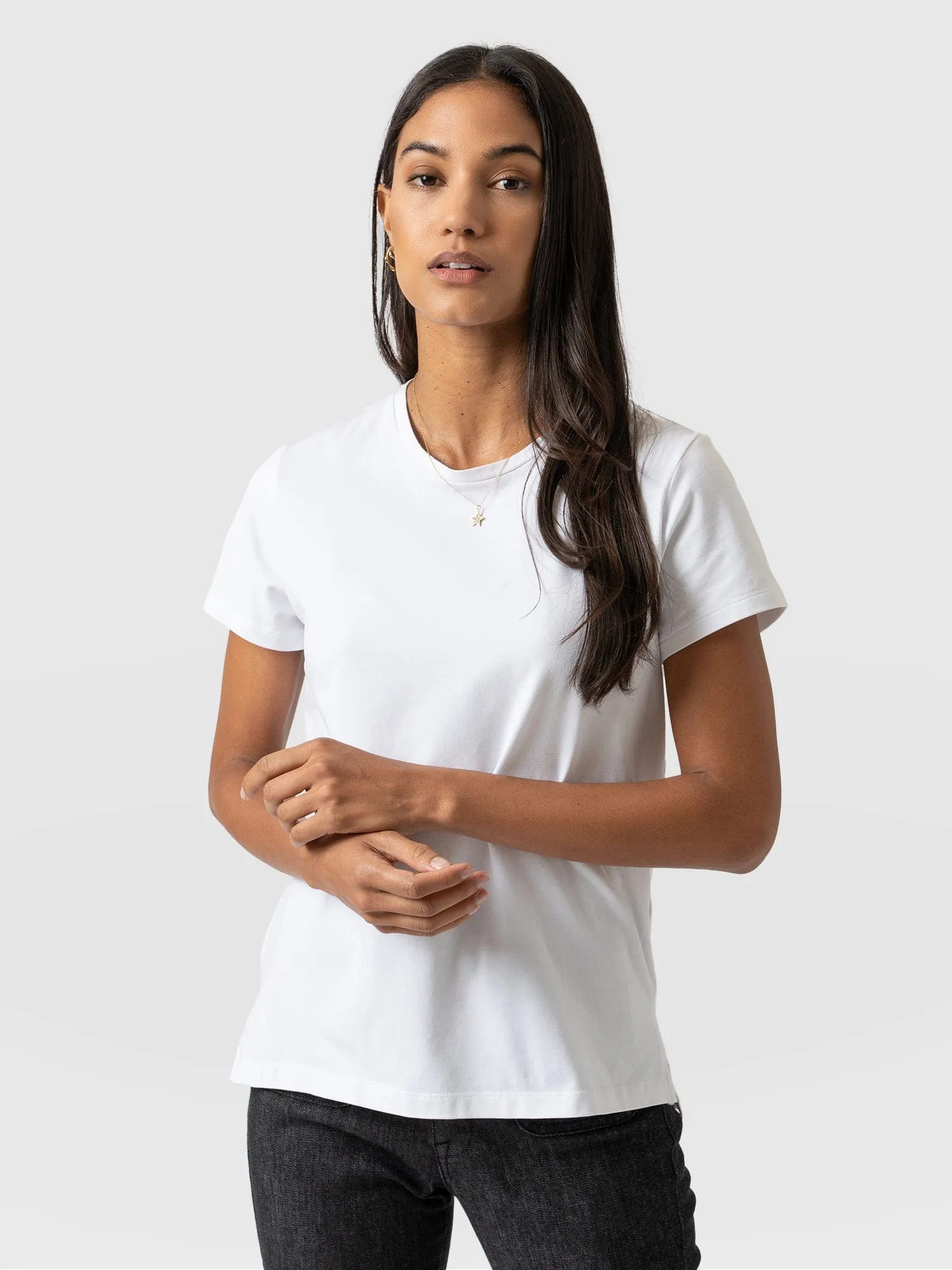 Easy Cotton Tee - White