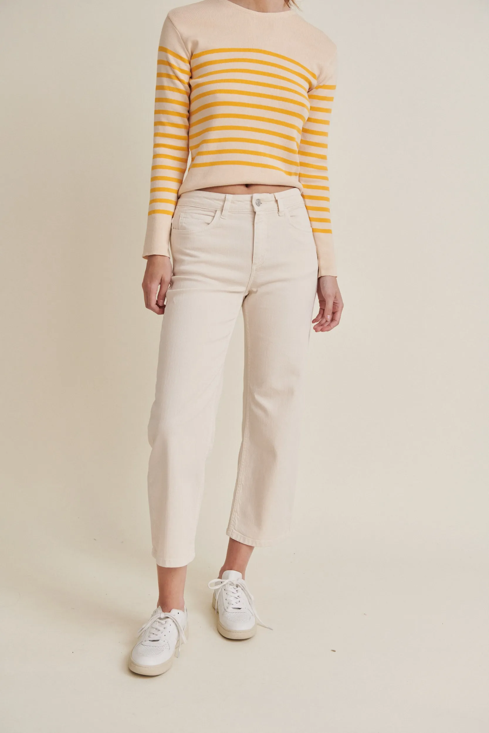 Elisa Cropped Jeans - Birch