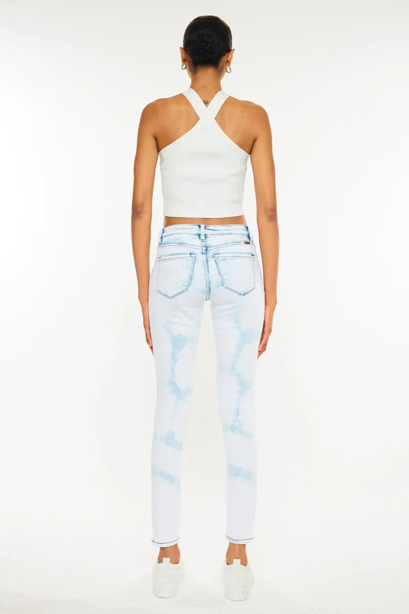 Ezra Mid Rise Super Skinny Jeans